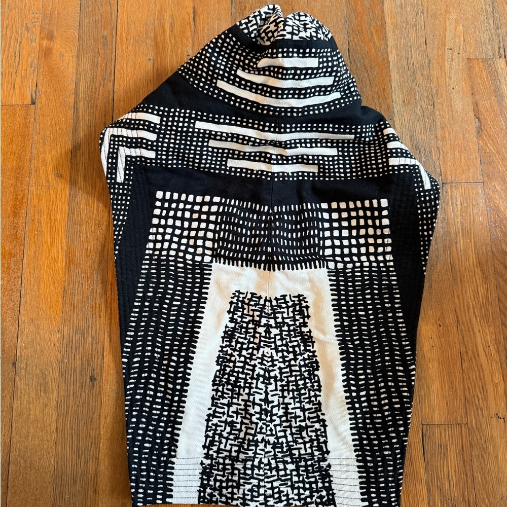 Chic Black and White Patterned Beach or other hat